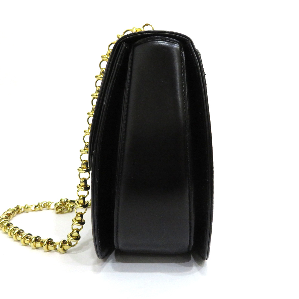 Gucci chain bag classic black bag shoulder hardware gold